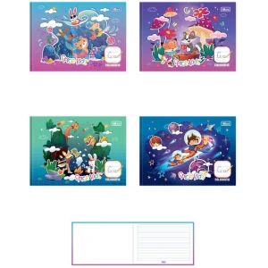 Caderno Caligrafia Capa Dura Spice Kids 40f Broch Masc/fem Horiz