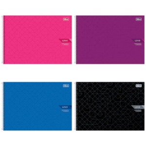 Caderno Desenho Milimetrado Lunix 60fls Espiral