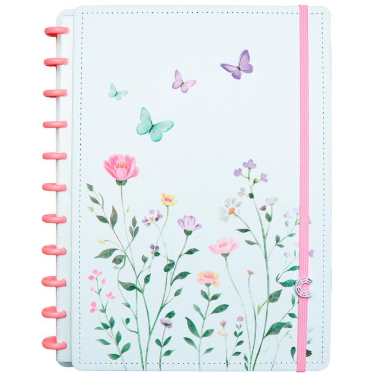 Caderno Inteligente Grande Butterfly Kiss 80fls. 215x280mm