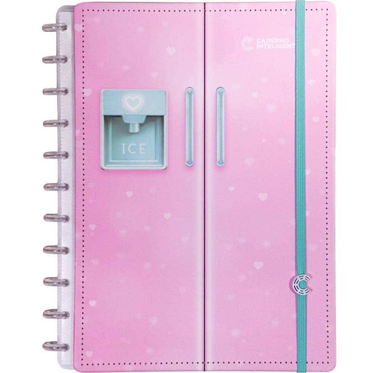 Caderno Inteligente Grande Pink Cooler 80fls 215x280mm