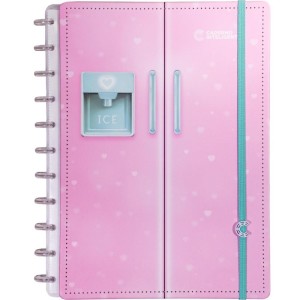 Caderno Inteligente Grande Pink Cooler 80fls 215x280mm