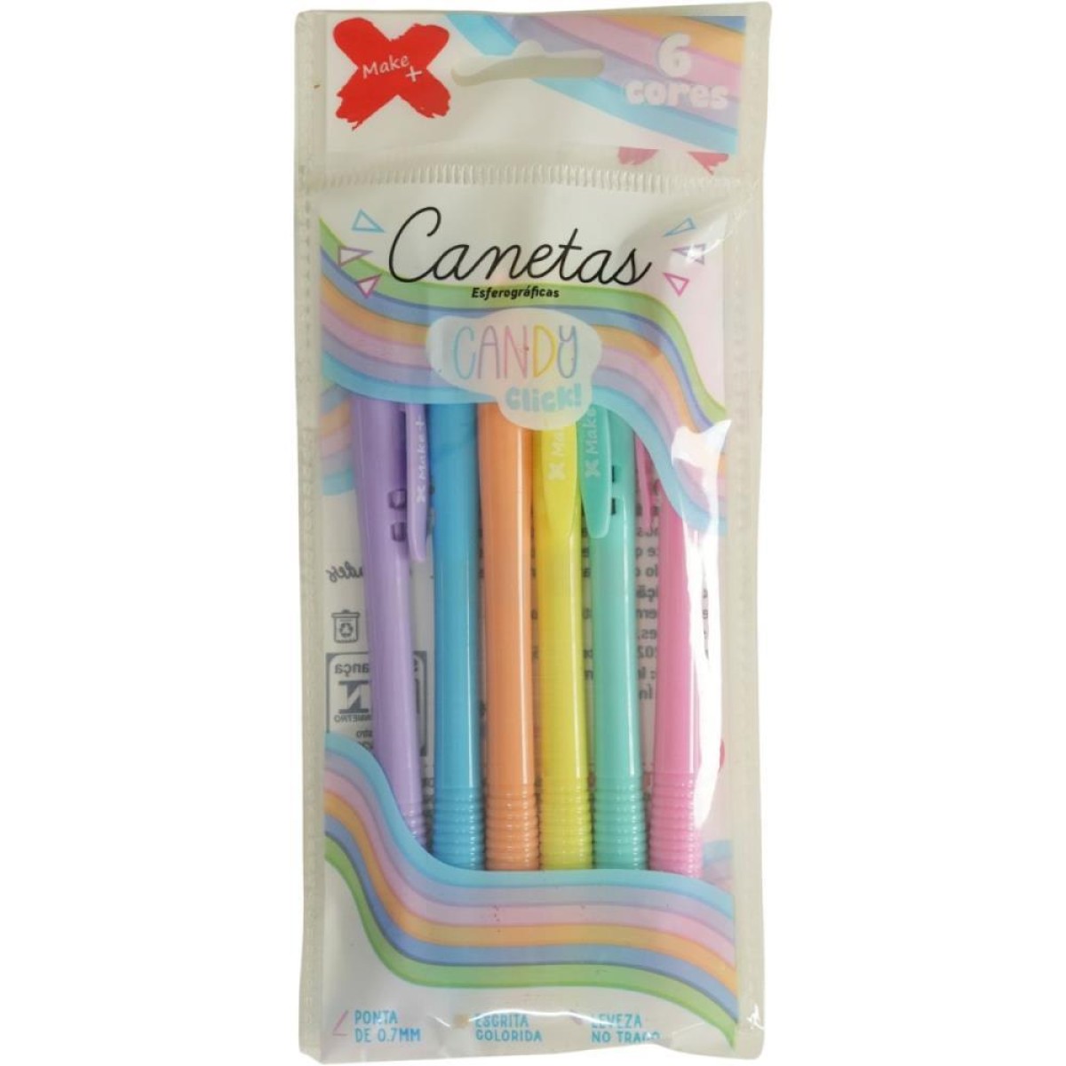Caneta Esferografica Candy Click 1mm
