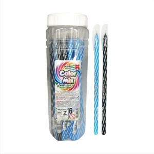 Caneta Esferografica Color Mix 0.7mm Azul E Preta