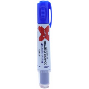 Pincel Quadro Branco Qb Recarregavel C/refil Azul