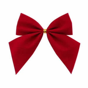 Artigo Para Decoracao Natal Enfeite Laco 8,5cm 6pcs Vermelho