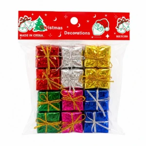 Artigo Para Decoracao Natal Enfeite Presente 2,5cm 12pc(s)