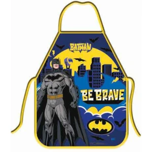 Avental Escolar Decorado Batman Peva 385x485mm