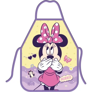 Avental Escolar Decorado Minnie Peva 385x485mm