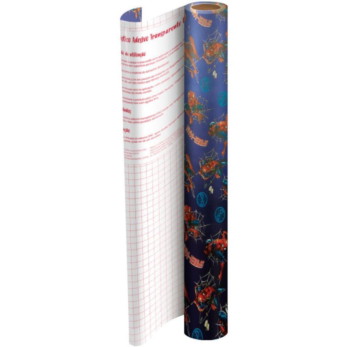 Plastico Adesivo 45cmx10m Homem Aranha Pp 0,65
