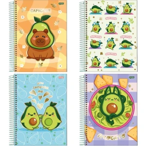 Caderno 01x1 Capa Dura Avocado 80fls.