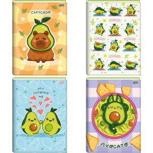 Caderno Brochurao Capa Dura Avocado 80fls.