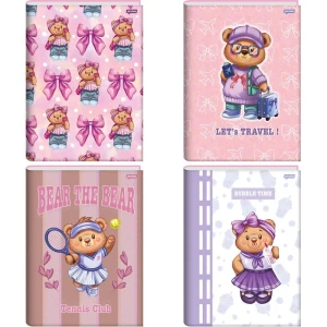 Caderno Brochurao Capa Dura Bear The Bear 80fls.