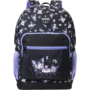 Mochila Kuromi College Preta Gr