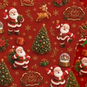 Gl Saq. P/ Pres. 88x120 Perola - 25un - 838 Feliz Natal
