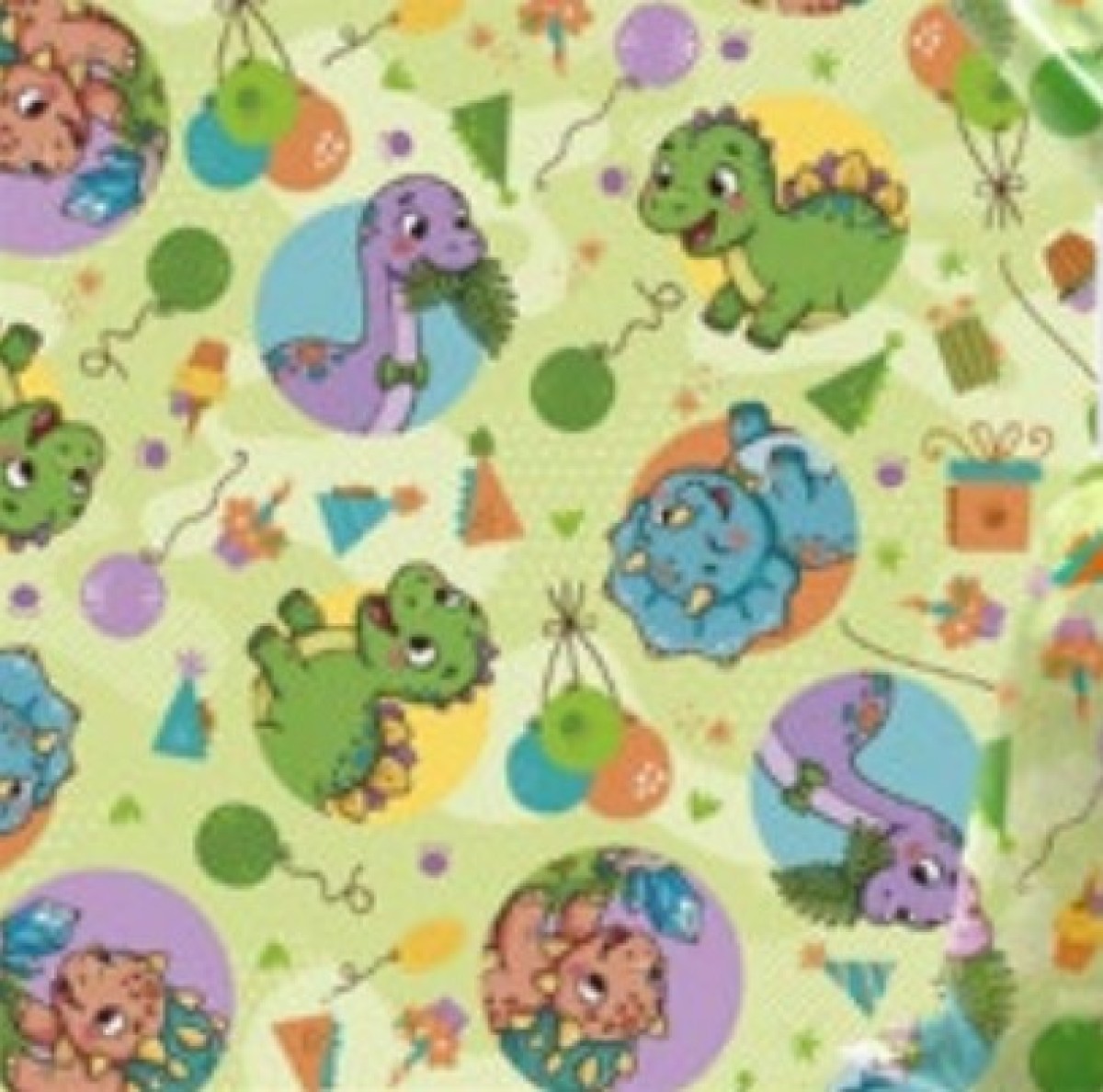 Gl Saq. P/ Pres. 35x53 Perola - 50un - 232 Happy Dino