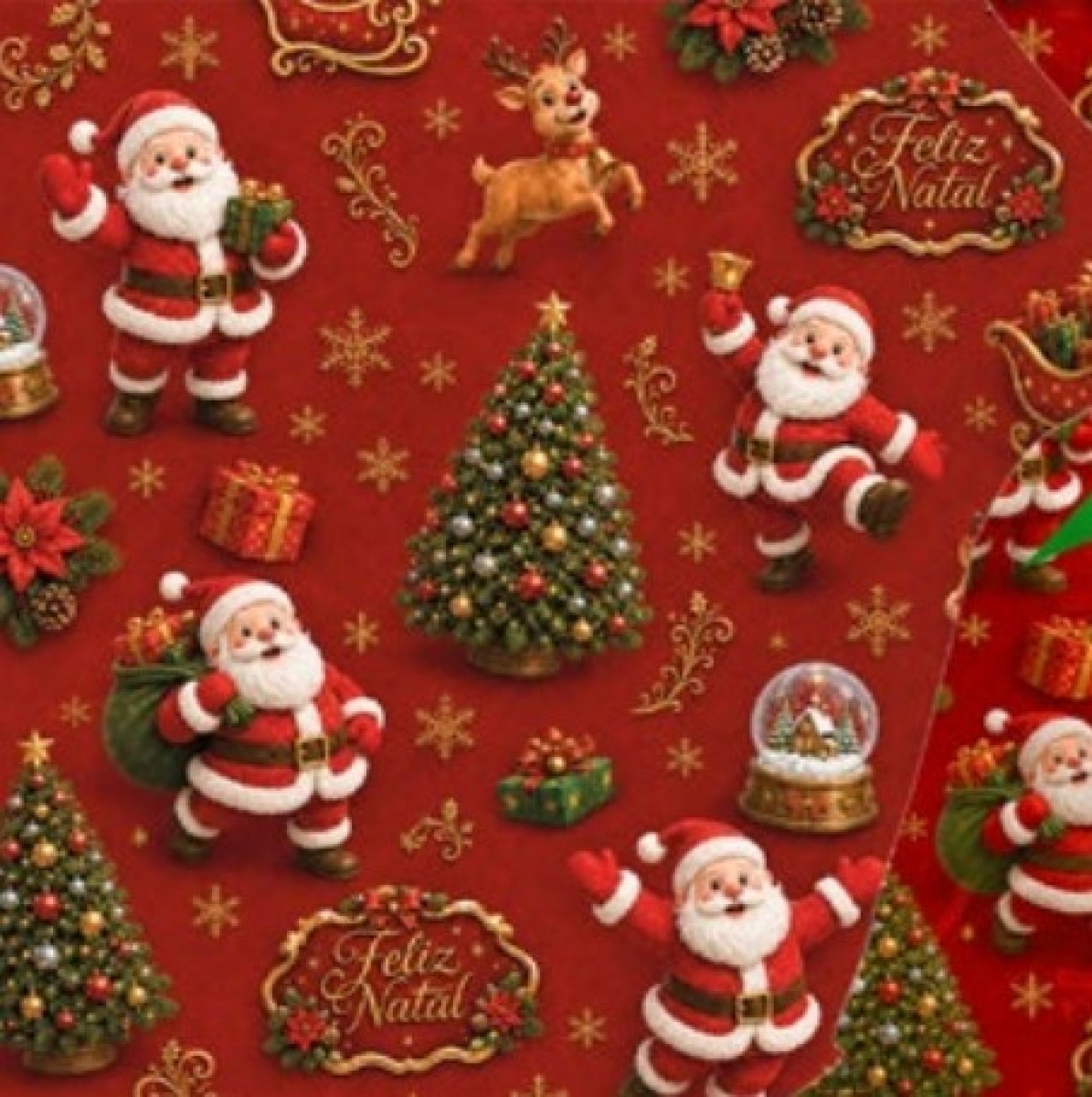 Gl Saq. P/ Pres. 43x59 Perola - 50un - 838 Feliz Natal