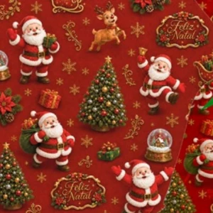 Gl Saq. P/ Pres. 25x35 Perola - 50un - 838 Feliz Natal