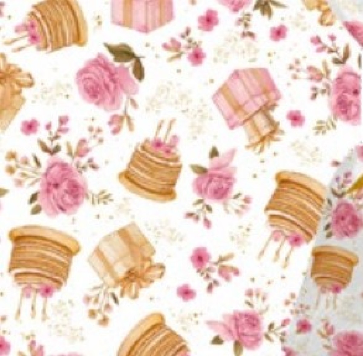 Gl Saq. P/ Pres. 58x89 Perola - 25un - 360 Gold Cake