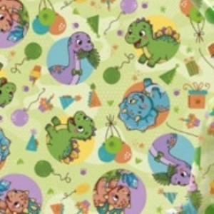 Gl Saq. P/ Pres. 58x89 Perola - 25un - 232 Happy Dino