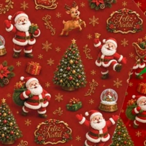 Gl Saq. P/ Pres. 30x45 Perola - 50un - 838 Feliz Natal