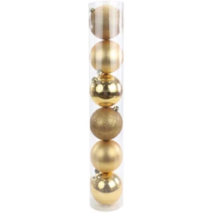 Artigo Para Decoracao Natal Bola 5cm Fosca/lisa/glitte.ouro