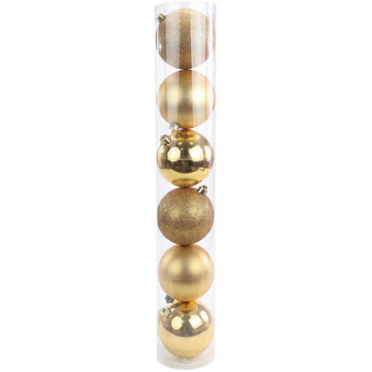 Artigo Para Decoracao Natal Bola 7cm Fosca/lisa/glitter Ouro
