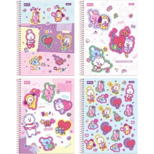 Caderno 01x1 Capa Dura Bt21 80fls.