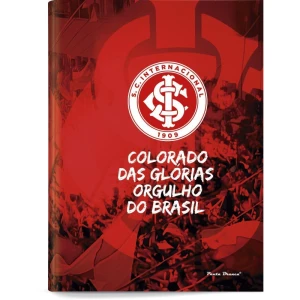 Caderno Brochura 1/4 Capa Dura Internacional 80fls.