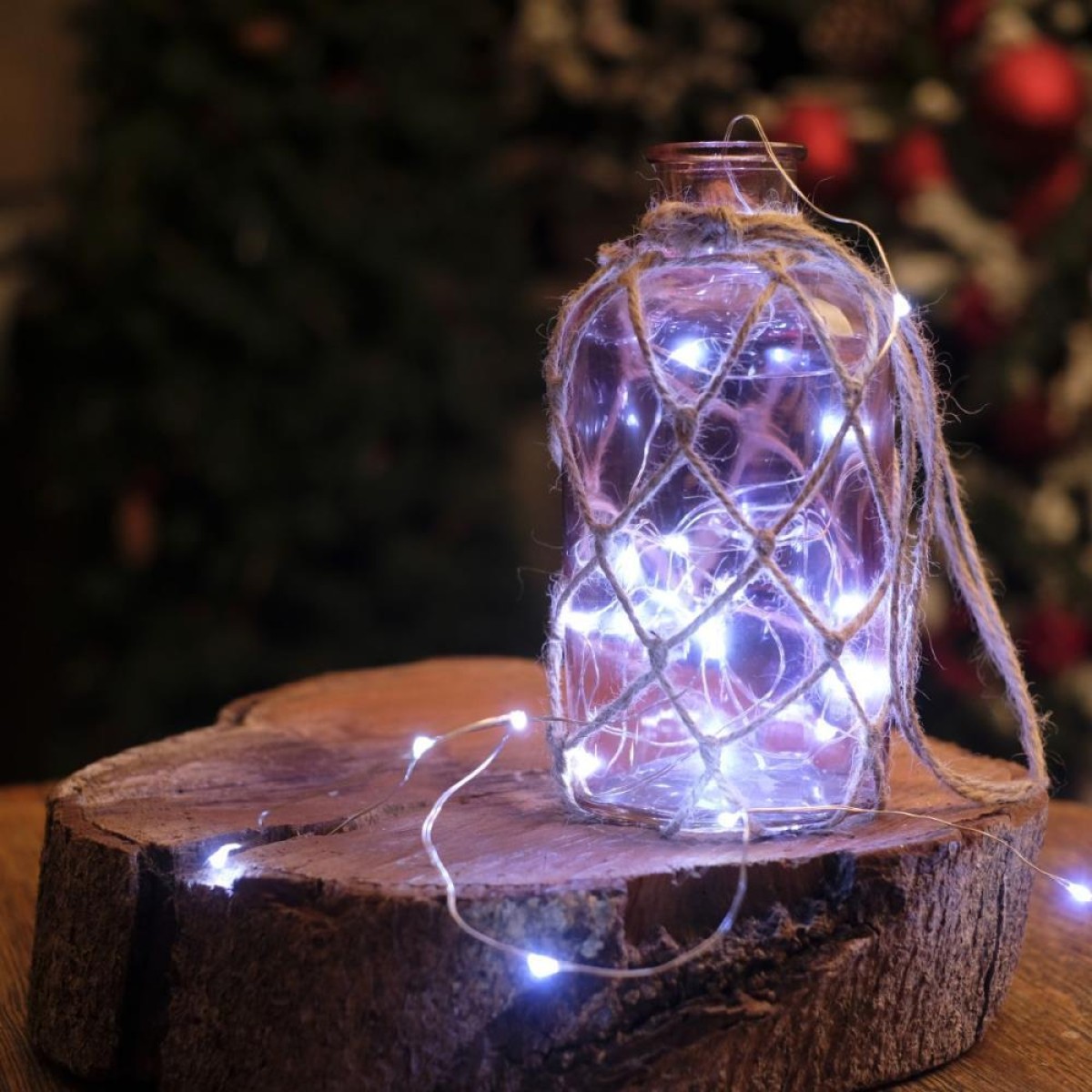 Artigo Para Decoracao Fio De Led Luz Fria 30leds