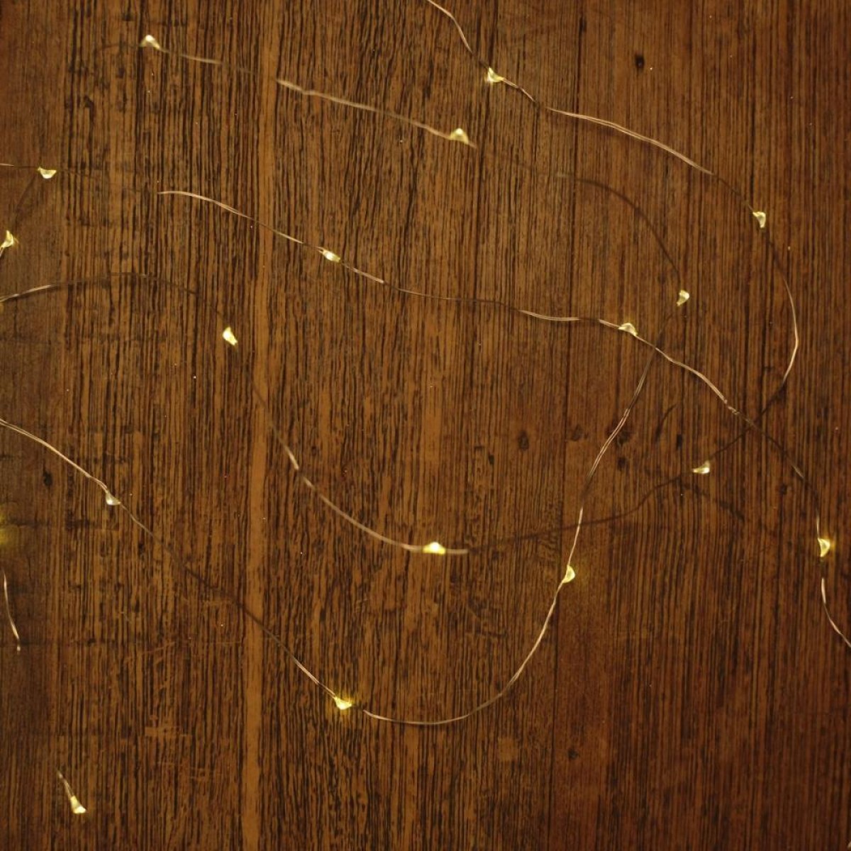 Artigo Para Decoracao Fio De Led Quente 30leds 2,94m