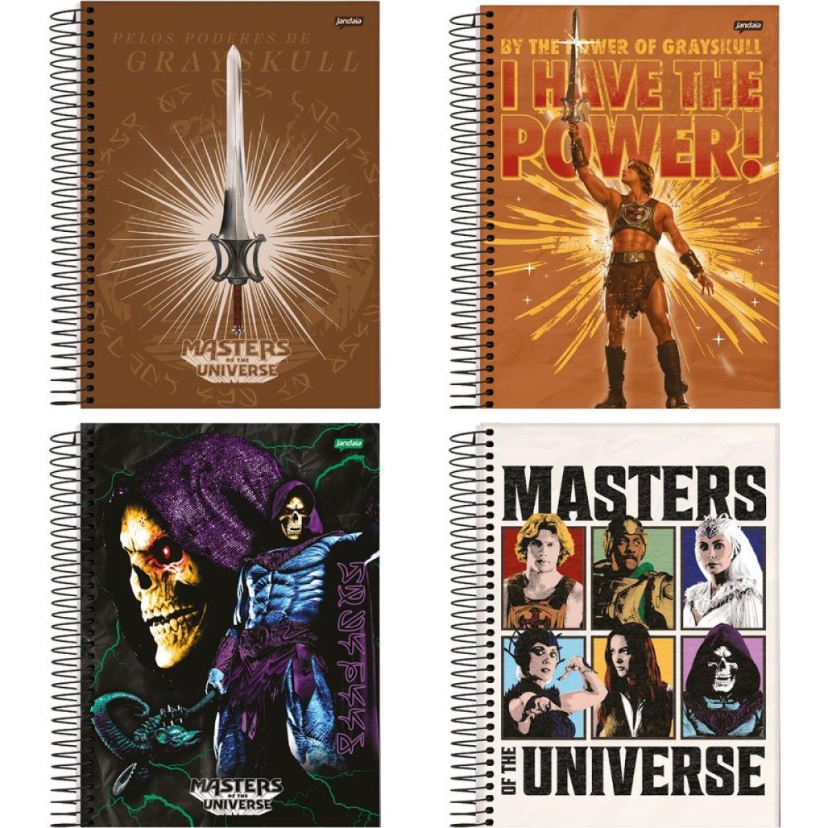 Caderno 01x1 Capa Dura Masters Of The Universe 80fls.