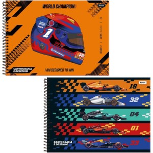 Caderno Desenho Univ Capa Dura Veloce 80fls