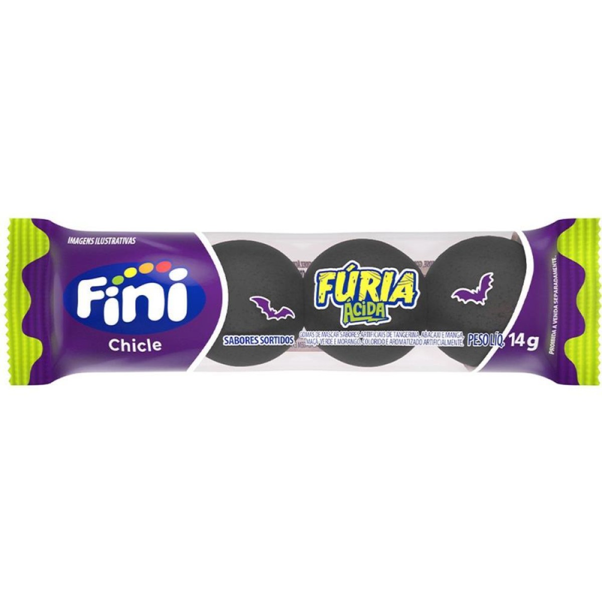 Doce Chicle Furia Acida 140g