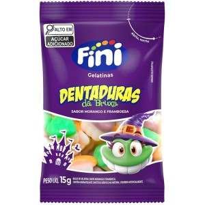 Doce Dentadura Da Bruxa 15g