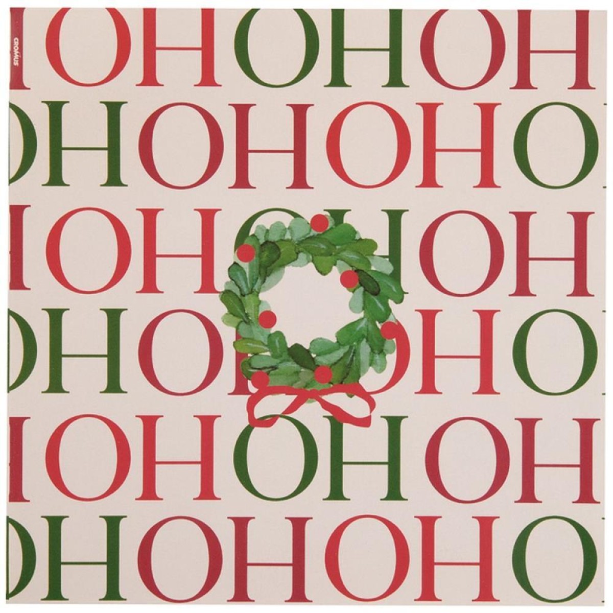 Artigo Para Decoracao Natal Guardanapo Hoho C/guirlanda 33cm 20fls
