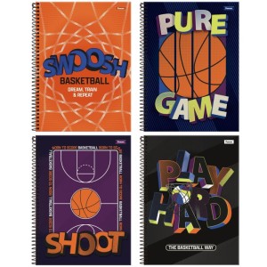 Caderno 15x1 Capa Dura Hoop 240fls