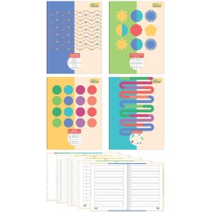 Caderno Caligrafia Capa Dura Neuro 40fls Univ.brochurao