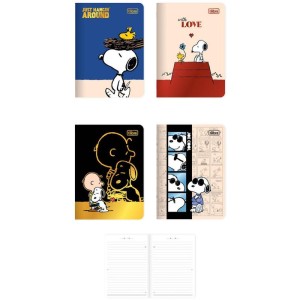 Caderneta 1/8 Snoopy 32fls 63g.