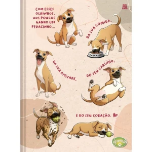 Caderno Brochurao Capa Dura Caramelo 96fls