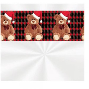 Saco Poli Transparente Decorad 60x89cm Teddy Noel