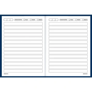 Caderno Brochurao Capa Dura Neuro Animamente Cores 80fls