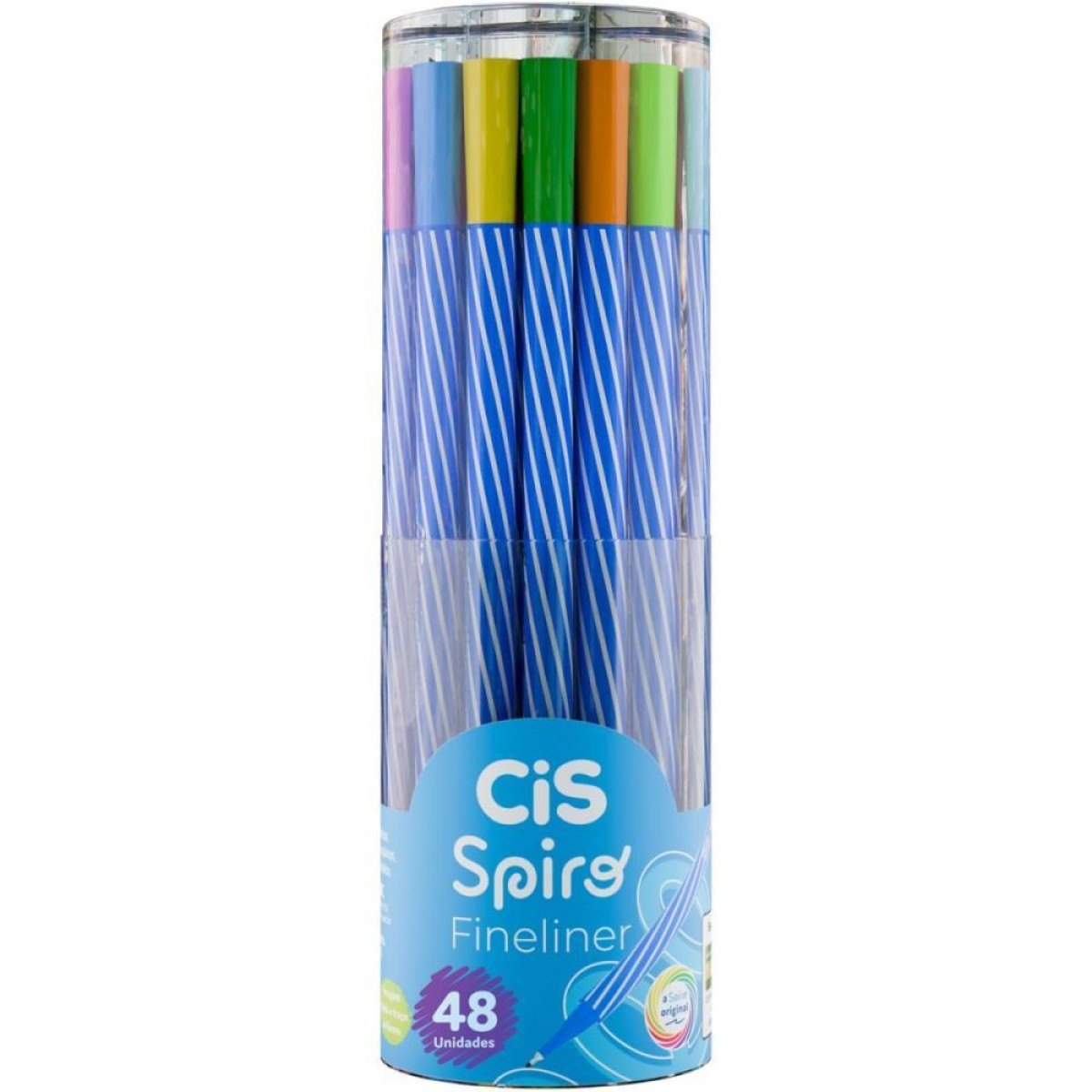 Caneta Com Ponta Porosa Cis Spiro Fineliner 0.4mm Sortida
