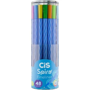 Caneta Com Ponta Porosa Cis Spiro Fineliner 0.4mm Sortida