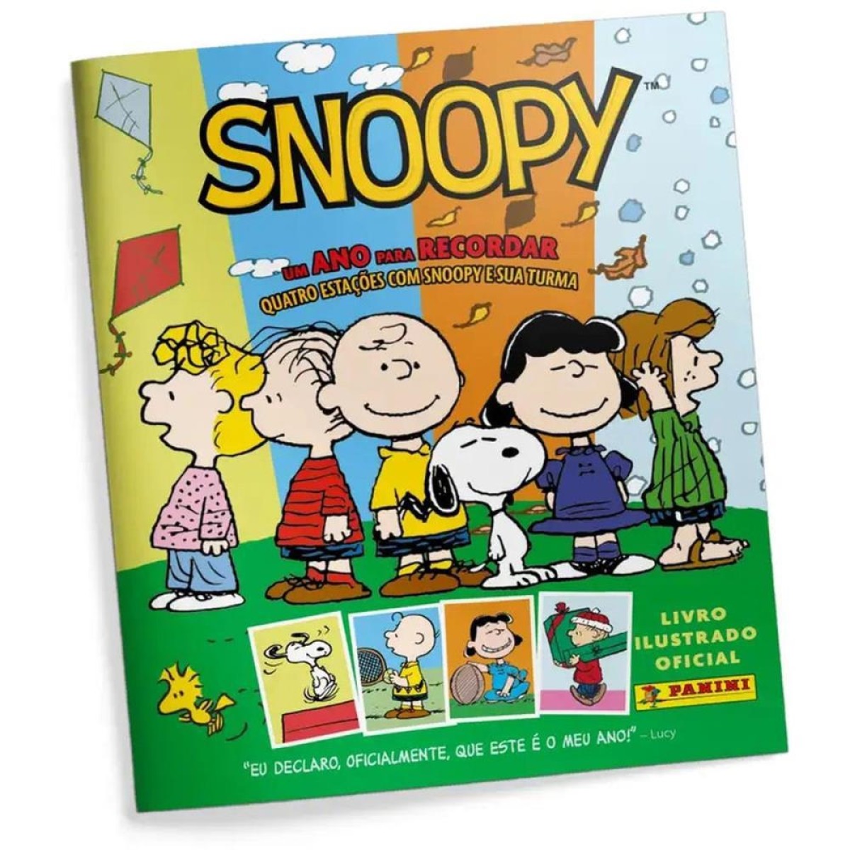 Album De Figurinhas Snoopy Brochura