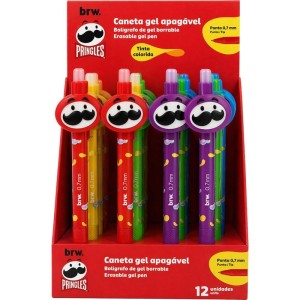 Caneta Apagavel Pringles Gel 0.7mm 6cor