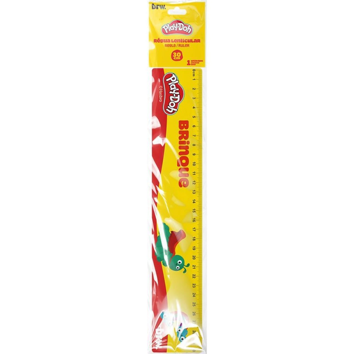 Regua Plastica Play-doh Lenticular 30cm