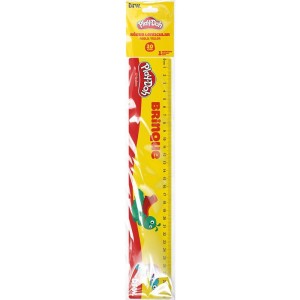 Regua Plastica Play-doh Lenticular 30cm
