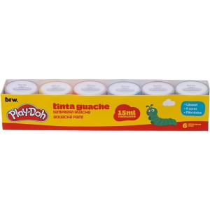 Tinta Guache Play-doh 15ml 6 Cores