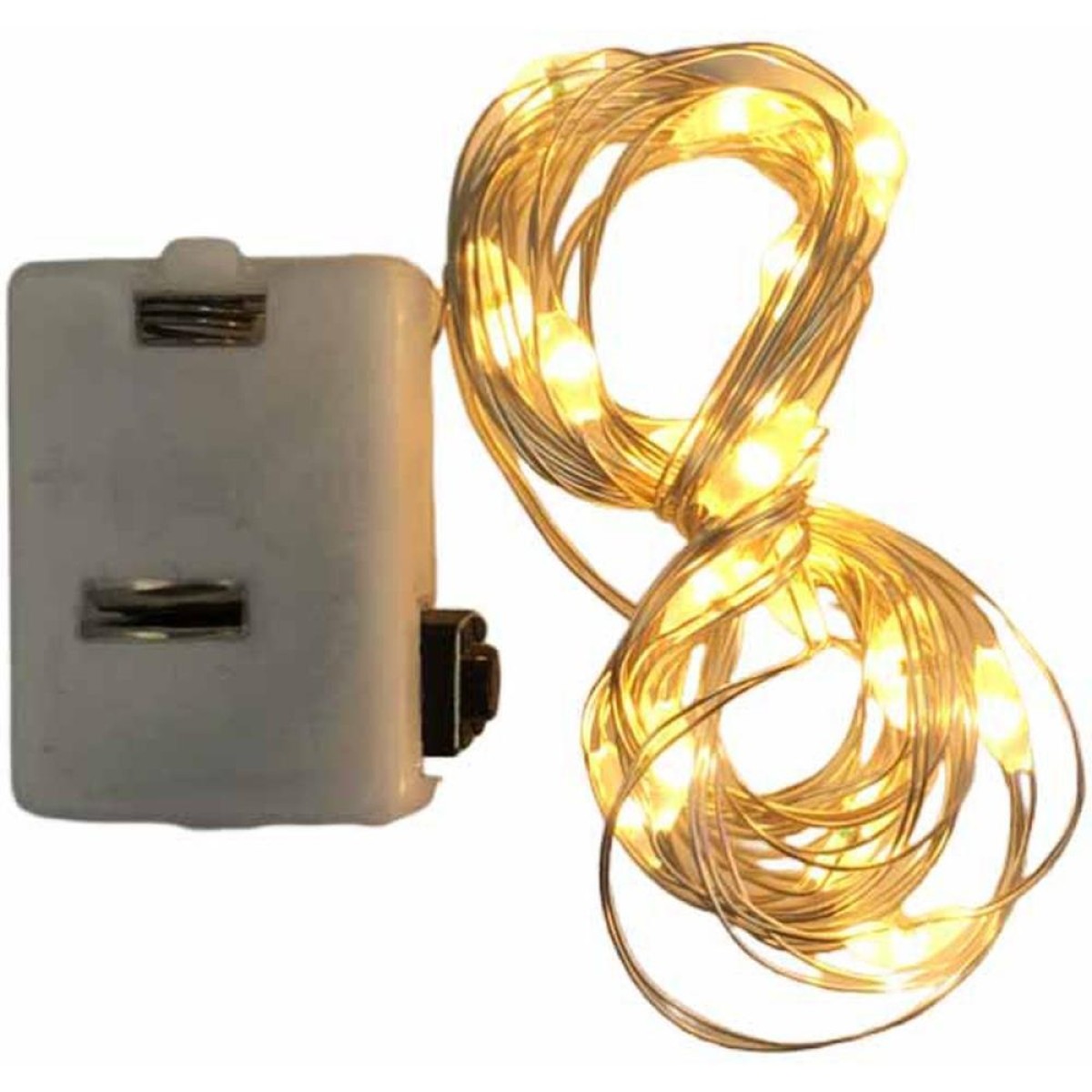 Artigo Para Decoracao Fio De Led Quente 20led 1,80cm