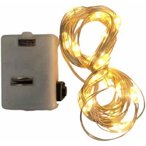 Artigo Para Decoracao Fio De Led Quente 20led 1,80cm